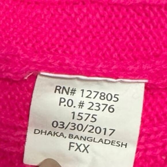 U.S. POLO ASSN. Girls 4 Cardigan Fisherman Cable Knit  Preppy School Casual - Picture 5 of 5